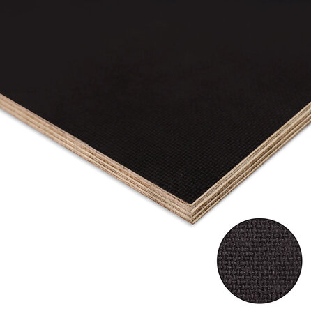 Zwartbruin hardhout betonplex - antislip - 12 mm dik - hardhout betontriplex plaat