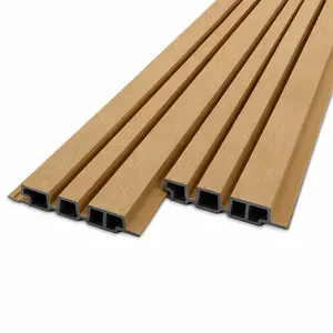 Composiet barcode profiel (hol) - cedar look - 33x195 mm