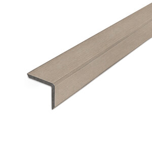 Composiet hoekprofiel - vergrijsd hout look - 41x50 mm