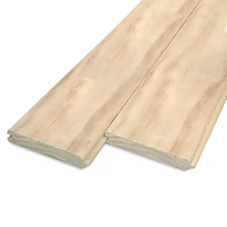 Accoya vellingdeel - 21x135 mm - geschaafd - mes en groef plank - accoyahout MC <5% Accoya vellingdeel - 21x135 mm - geschaafd - mes en groef plank - accoyahout MC <5%