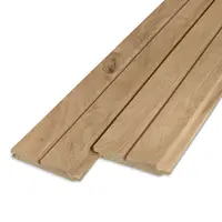 Eiken dubbel blokprofiel (50/50) (mes en groef) - 21x115 mm - geschaafd - KD