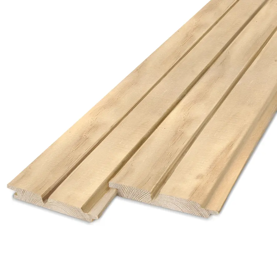 Accoya dubbel blokprofiel (50/50) (mes en groef) - 21x115 mm - geschaafd - blokprofiel (T&G) - accoyahout MC <5% Accoya dubbel blokprofiel (50/50) (mes en groef) - 21x115 mm - geschaafd - blokprofiel (T&G) - accoyahout MC <5%