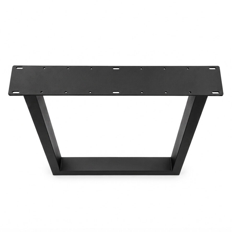 Zwarte stalen U-poten (set) - voor buiten - verzinkt & gecoat metaal - 4x10 cm - hoogte: 72 cm - breedte (montageplaat): 76 cm - U-tuintafel poot Zwarte stalen U-poten (set) - voor buiten - verzinkt & gecoat metaal - 4x10 cm - hoogte: 72 cm - breedte (montageplaat): 76 cm - U-tuintafel poot
