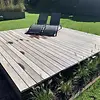 Padoek B-fix plank - 21x43 mm - geschaafd - B-fix rabat- & vlonderplank - padouk hardhout AD 20-25%