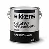 Zwarte beits voor buiten - 2,5 L - Sikkens Cetol WF - RAL 9005 Zwarte beits voor buiten - 2,5 L - Sikkens Cetol WF - RAL 9005