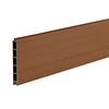Composiet schutting - teak look - zelfbouw schutting met betonpalen en onderplaat - grijs/wit, antraciet of gecoat beton - 200x200 cm - houtcomposiet zelfbouw schutting Composiet schutting - teak look - zelfbouw schutting met betonpalen en onderplaat - grijs/wit, antraciet of gecoat beton - 200x200 cm - houtcomposiet zelfbouw schutting