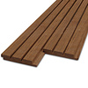 Thermo tauari Deens rabat - 21x125 mm - geschaafd - deensrabat - thermisch gemodificeerd tauari hout KD 8-12%