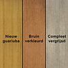 Guariuba dubbel blokprofiel (50/50) (mes en groef) - 21x115 mm - geschaafd - blokprofiel (T&G) - guariuba hardhout KD 18-20%