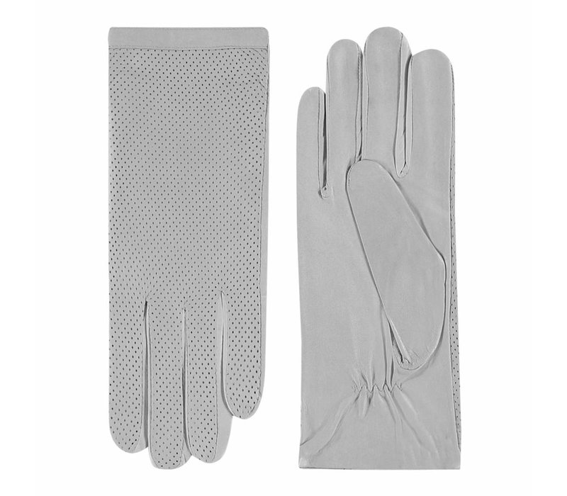 Acapulco - Unlined leather ladies gloves with perforated upper hand