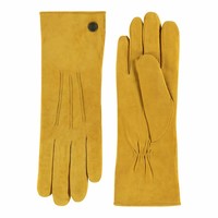 Boretto - Wildleder Damenhandschuhe mit drei Aufnähte