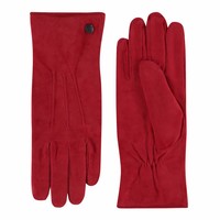 Boretto - Wildleder Damenhandschuhe mit drei Aufnähte