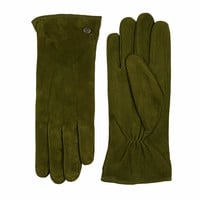 Boretto - Wildleder Damenhandschuhe mit drei Aufnähte