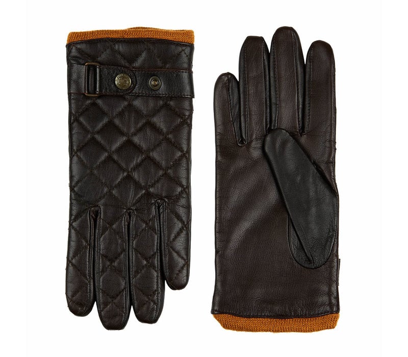 Sporty leather ladies gloves model Infesta