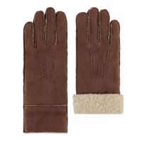 Helsinki - Hand sewn lammy ladies' gloves in Portuguese sheepskin with folded cuff