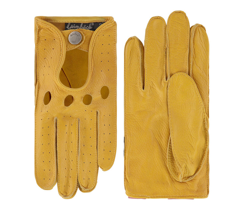 Andalusie - Deerlook leather driving gloves for men