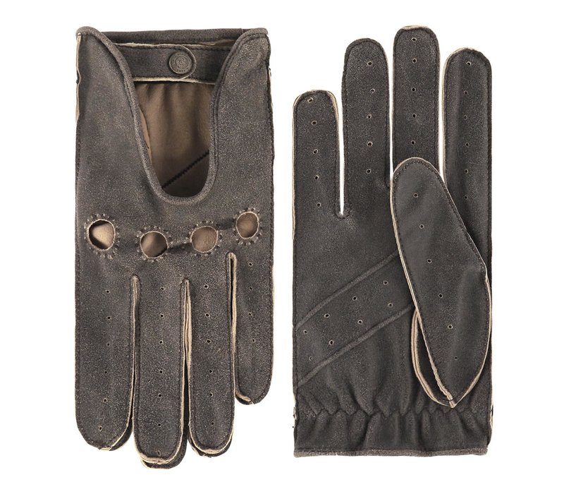 Gladstone - Vintage look leather driving gloves for men