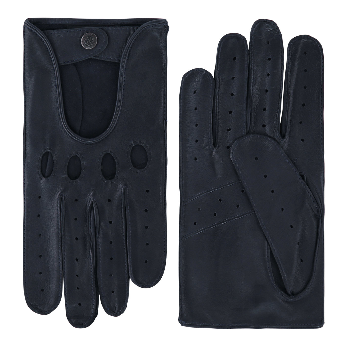 Italian leather men's driving gloves model Miami Laimböck