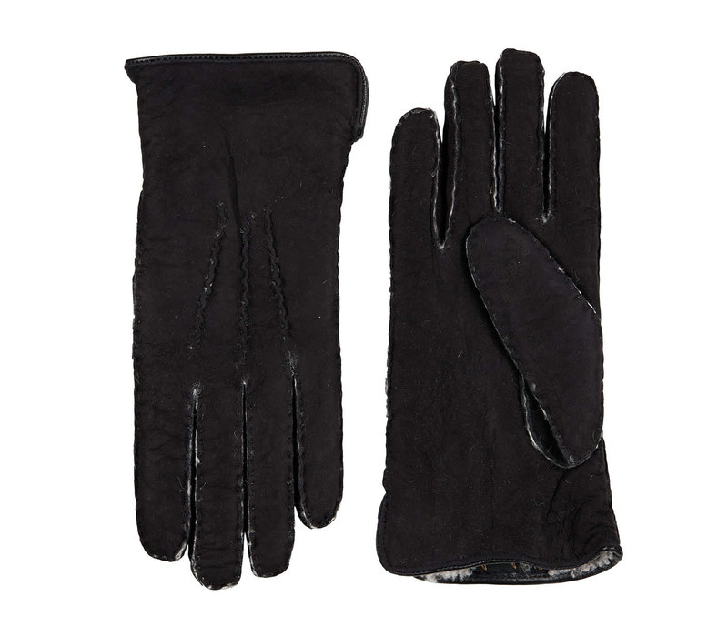 Larvik - Curly lammy men's gloves