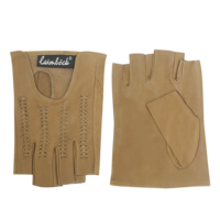 Saltillo - Leather ladies gloves with half fingers