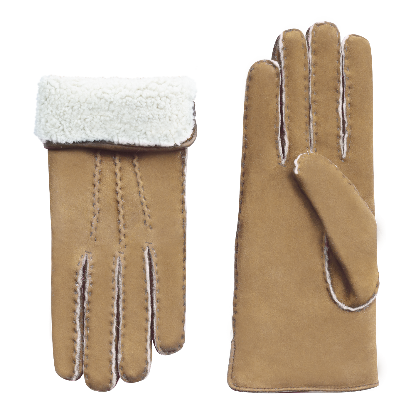 Vantaa - Hand sewn lammy ladies' gloves with leather piping - Laimböck