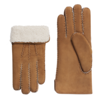 Motala - Handgenähte lammfellartige Handschuhe aus portugiesischem Schafsleder