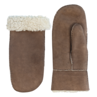 Kopenhagen - Hand-sewn lammy ladies mittens from mouton sheepskin