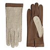 Laimböck Leather ladies gloves with crocheted upper hand model Oxford