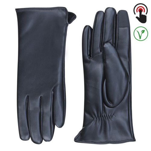 Vegan leather gloves