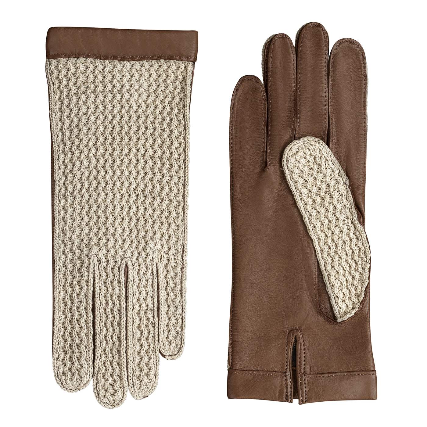 Classic Brown Driving Gloves - Handmade in Italy – Leather Gloves Online