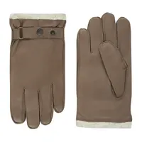 Leather men's gloves model Catania