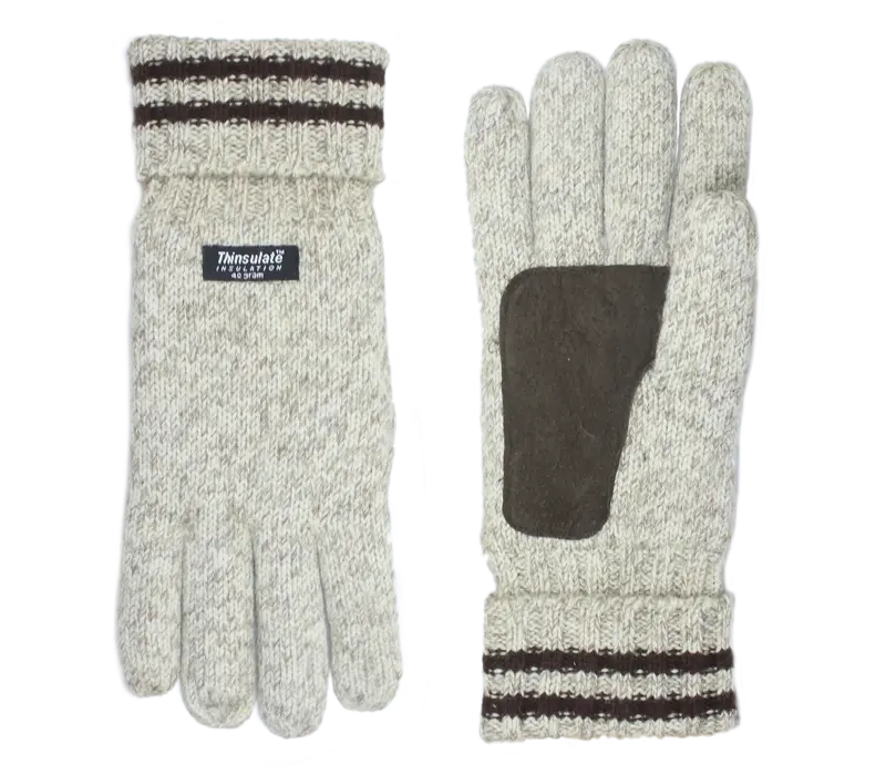 Keltic - Shetland wool knitted men's gloves