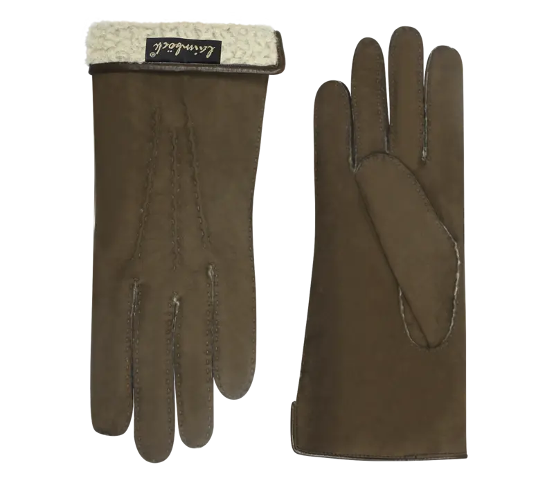 Larvik - Curly lammy men's gloves