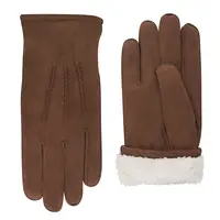 Uppsala - Suede lammy-look ladies gloves