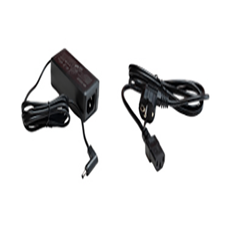 Stroomadapter & EU kabel voor functioneel laadstation Axium DX