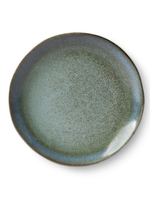 HKliving Dessert plate ceramic 70s moss