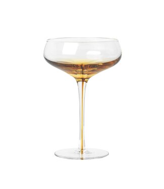 Broste Cocktailglas Amber, set van 2