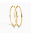 Eline Rosina Classic maxi hoops Gold plated