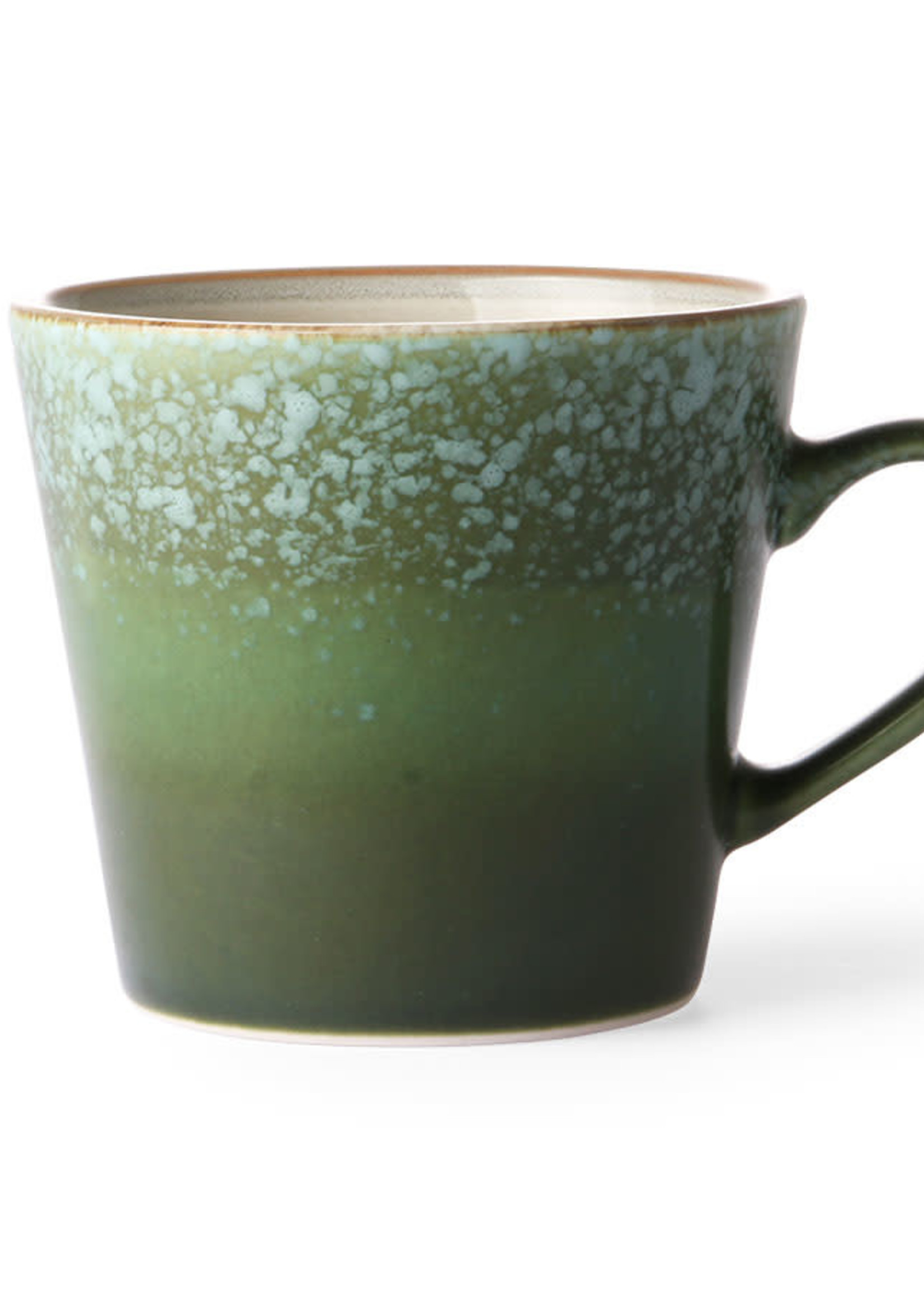 HKliving 70s ceramics cappuccino mug grass
