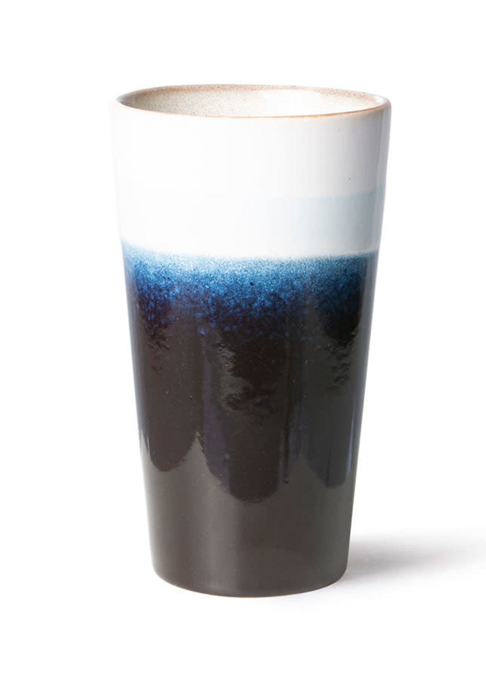 HKliving 70s ceramics latte mug arctic