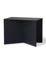 HKliving Metal side table rectangular black
