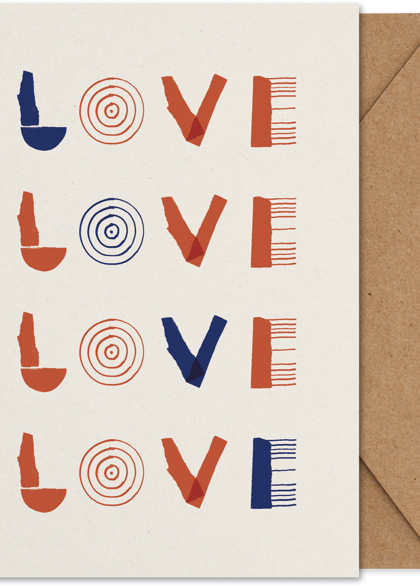 Paper Collective Love Art Card