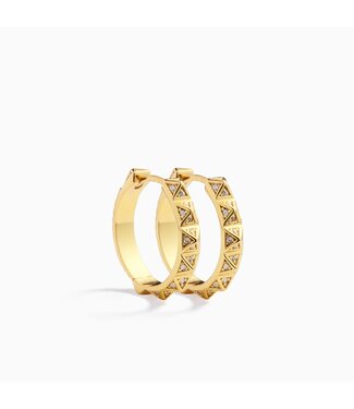 Willow Hoops Gold Vermeil