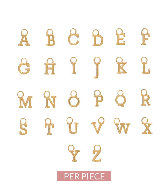 Single initial pendant