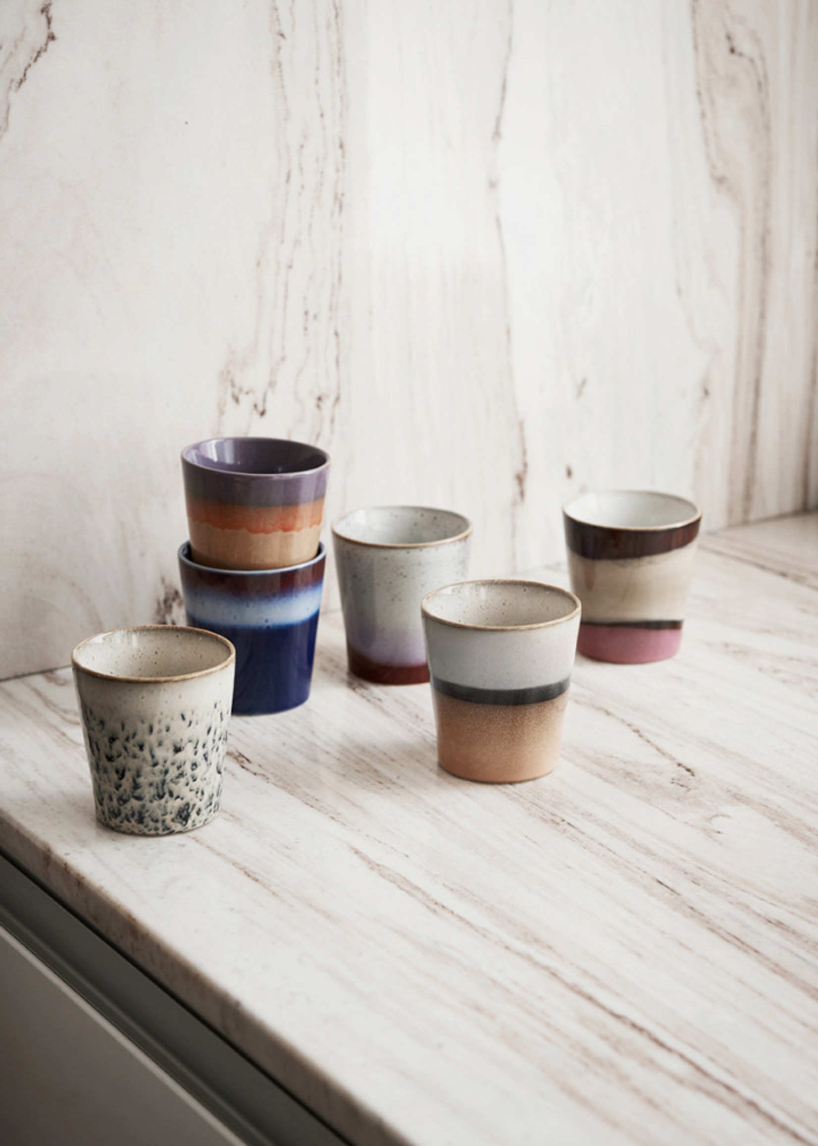 HKliving 70s ceramics coffee mug Dunes