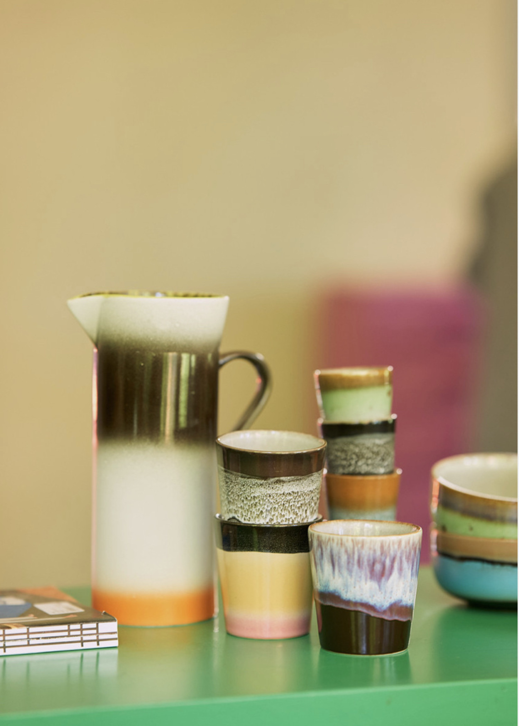 HKliving 70s ceramics coffee mug Swinging