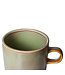 HKliving Chef ceramics: cup and saucer, moss green