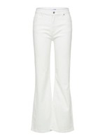 Selected Femme Tone-Vinnie HW Bootcut White Jeans