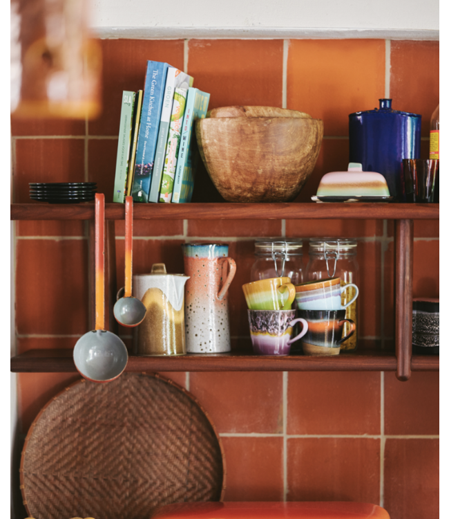 HKliving 70s ceramics cappuccino mug Ash