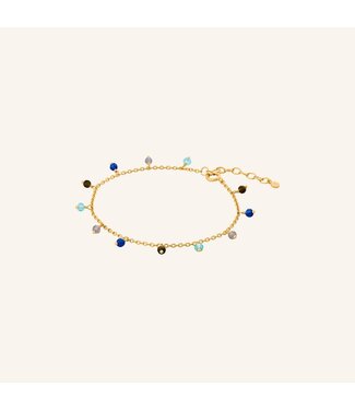 Pernille Corydon Blue Hour Bracelet Gold Plated