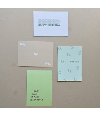 MOOD card set green